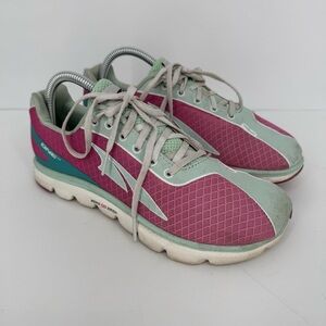Altra Womens One‎ 2.5 Running Shoes Mint Pink Size 7.5 US A2523-2 Athletic